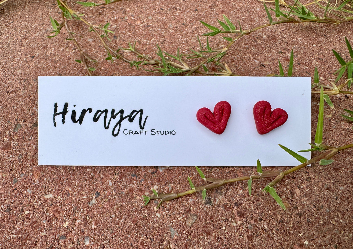 Handmade Polymer Clay Stud Earrings - Colorful Minimalist Earrings | Hypoallergenic | Cute Fruit, Marbled and Textured Styles | Gift for Her